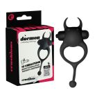 Віброкільце CRUSHIOUS Daemon з ріжками і хвостиком, 10 режимів, чорне вид 2