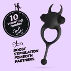 Віброкільце CRUSHIOUS Daemon з ріжками і хвостиком, 10 режимів, чорне вид 6