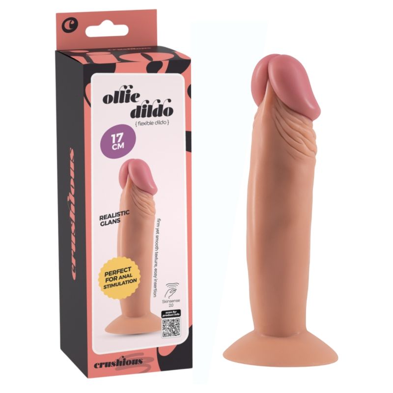 Фаллоимитатор реалистичный CRUSHIOUS Ollie на присоске, 17 х 3,7 см вид 2
