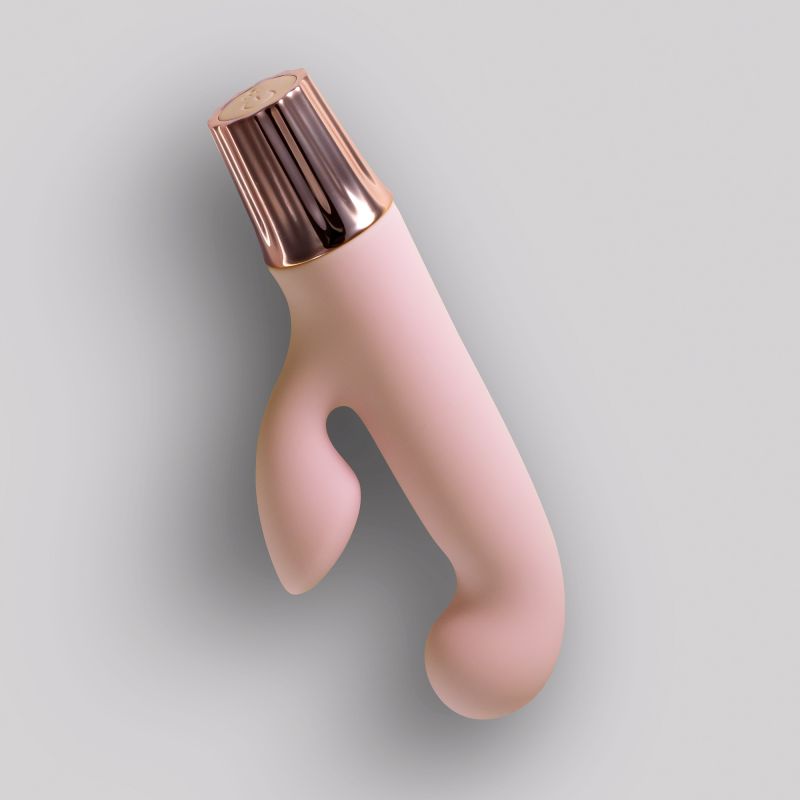 Вибратор-кролик CRUSHIOUS Mellow Cony, розовый, 13,5 х 2,5 см вид 9