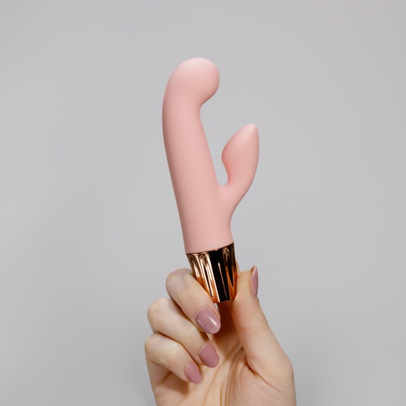 Вибратор-кролик CRUSHIOUS Mellow Cony, розовый, 13,5 х 2,5 см вид 10