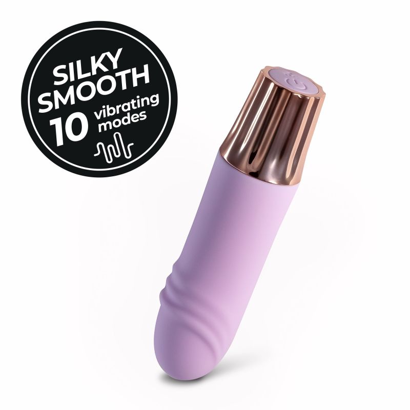 Міні-вібратор CRUSHIOUS Mellow Waves, лавандовий, 11 х 2,6 см вид 11
