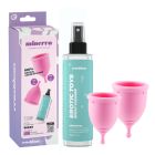 Набор менструальных чаш CRUSHIOUS Minerva, S и L, с чехлом и очистителем игрушек, 150 мл вид 2