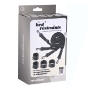 Набір універсальних фіксаторів під матрац CRUSHIOUS, чорний