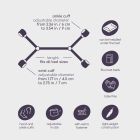 Набір універсальних фіксаторів під матрац CRUSHIOUS, чорний вид 5