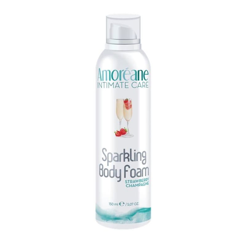 Пінка для тіла Amoreane Sparkling Body Foam Strawberry Champagne з ароматом, 150 мл вид 2