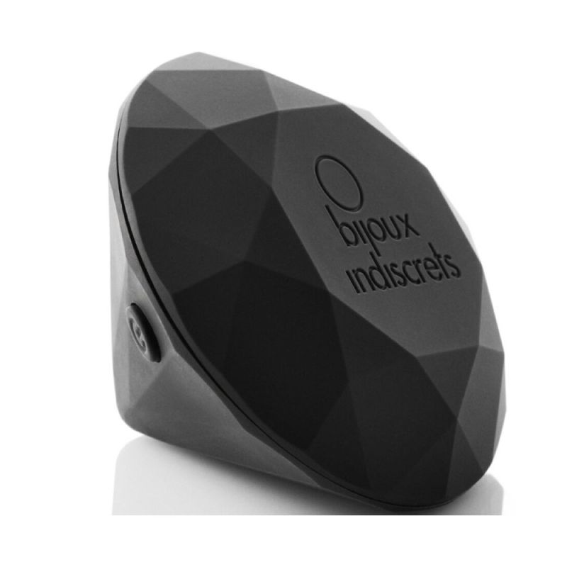 Вибратор для клитора Bijoux Indiscrets Diamond в форме алмаза, черный, 6.5 см вид 4