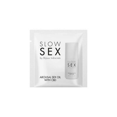 Пробник Масло для эротического массажа CBD Slow Sex Bijoux Indiscrets