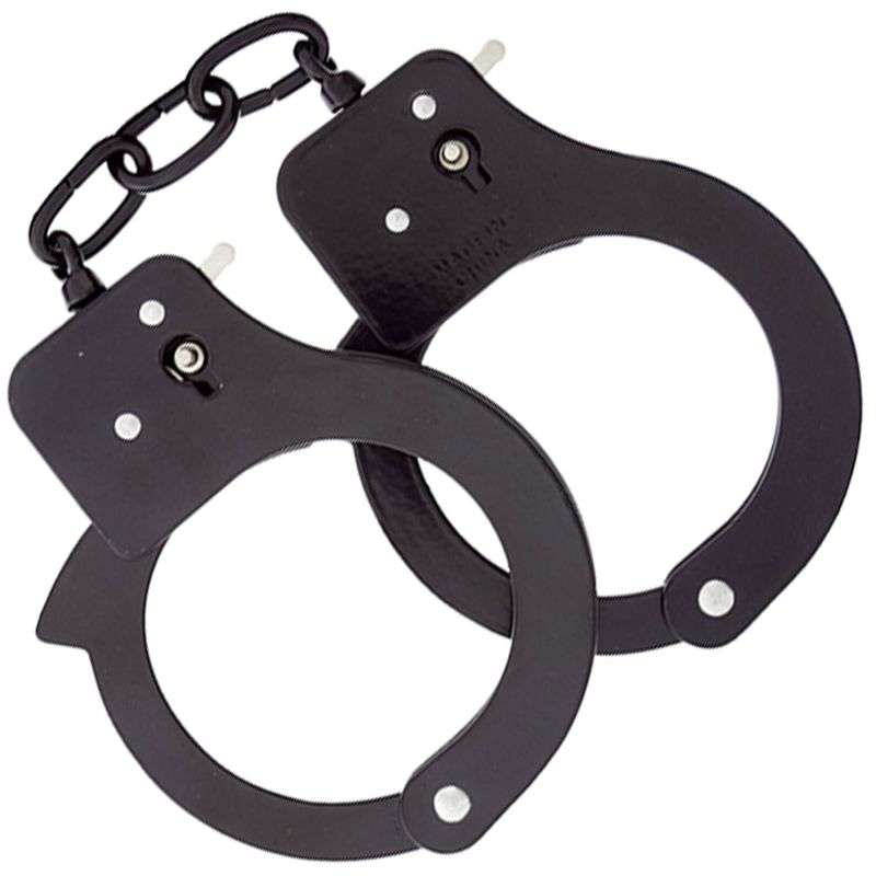 Наручники металеві Dream toys BondX cuffs, чорні вид 2