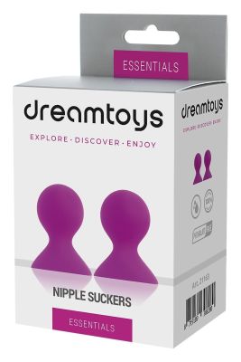 Вакуумные стимуляторы на соски Dream Toys Pleasure Pumps Nipple Suckers розовые