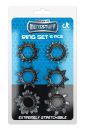 Набір ерекційних кілець Dream Toys MenzStuff Ring Set чорні