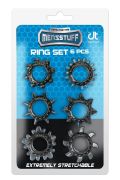Набір ерекційних кілець Dream Toys MenzStuff Ring Set чорні