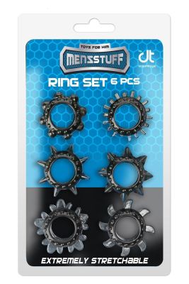 Набор эрекционных колец Dream Toys MenzStuff Ring Set черные