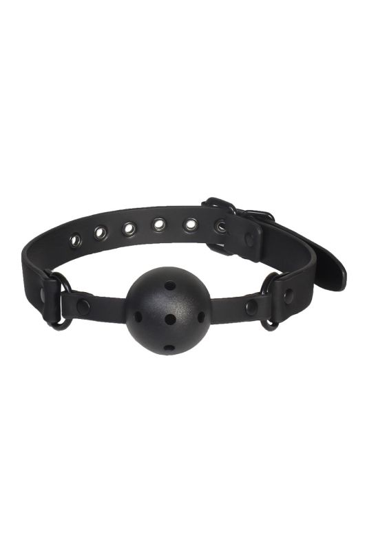 Кляп з кулькою Dream toys BLAZE Luxury Fetish чорний вид 3