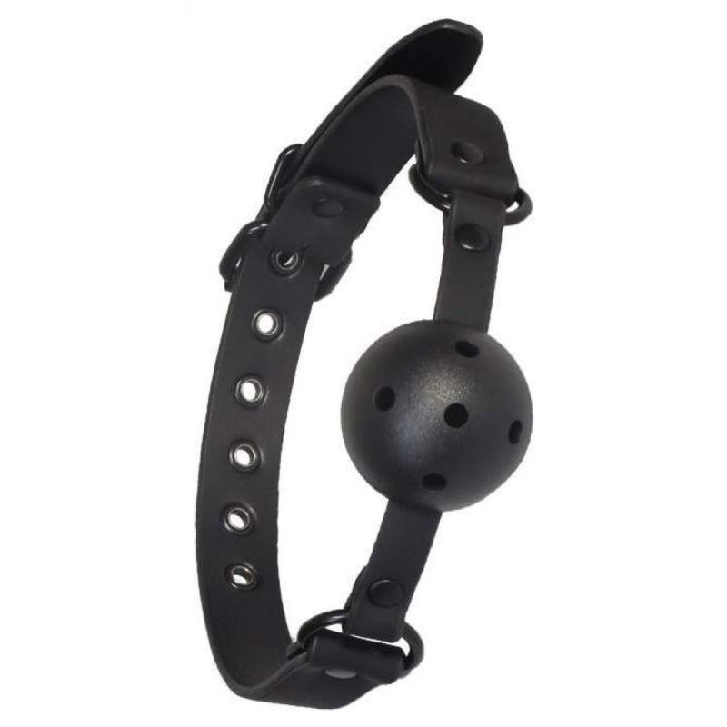 Кляп з кулькою Dream toys BLAZE Luxury Fetish чорний вид 4