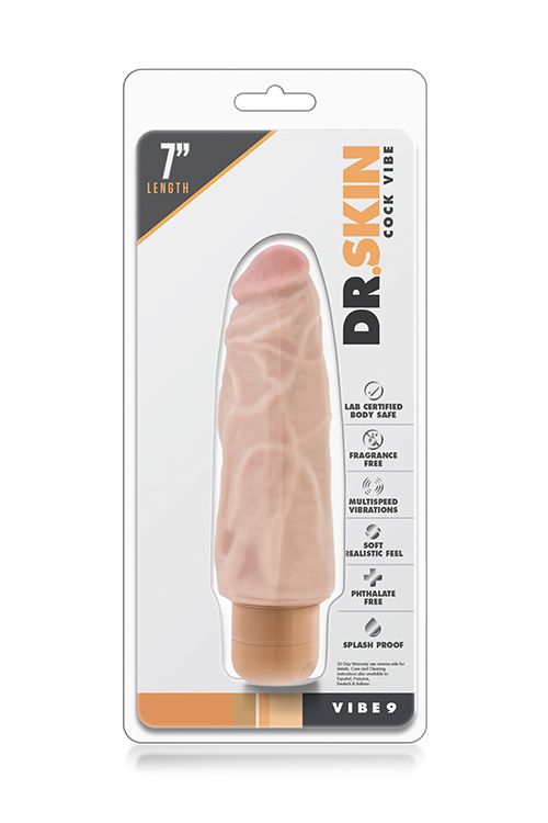 Вибратор MR. SKIN COCK VIBE VIBE 9 BEIGE вид 3