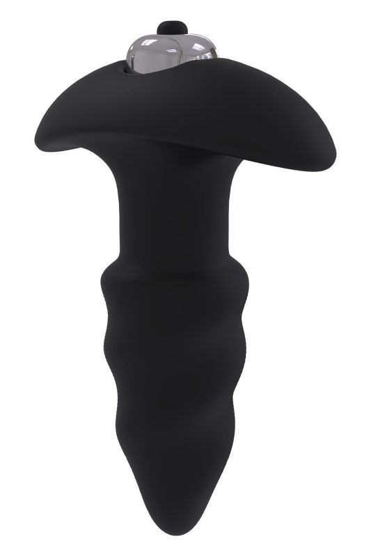 Анальна пробка з віброкулею Dream Тoys Еssentials чорна вид 2