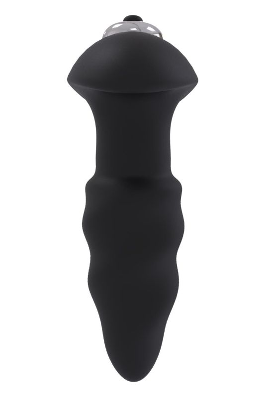 Анальна пробка з віброкулею Dream Тoys Еssentials чорна вид 4