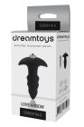 Анальная пробка с вибропулей Dream Тoys Еssentials черная вид 6