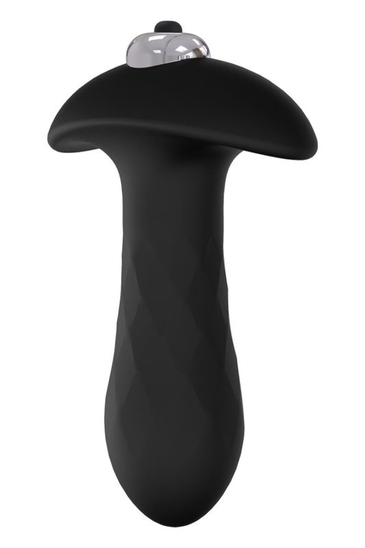 Анальная пробка с вибропулей Dream Тoys Еssentials черная вид 4