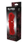 Веревка для бондажа Dream Toys Blaze Deluxe нейлоновая, красная, 5 м вид 2
