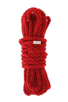 Мотузка для бондажу Dream Toys Blaze Deluxe нейлонова, червона, 5 м