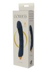 Вібратор з функцією нагріву та рельєфом Dream Тoys Goddess Collection Atlas синій вид 2