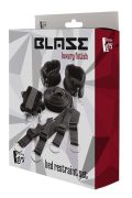 Ремінна система для фіксації до ліжка Dream Toys Blaze Luxury Fetish чорна