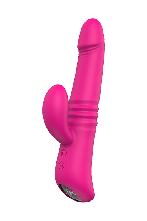 Вібромасажер з функцією нагріву Dream Toys Vibes of Love HEATING THRUSTER рожевий вид 3