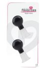 Стимулятори-помпи для сосків Dream Toys All Time Favorites чорно-прозорі вид 2