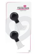 Стимулятори-помпи для сосків Dream Toys All Time Favorites чорно-прозорі