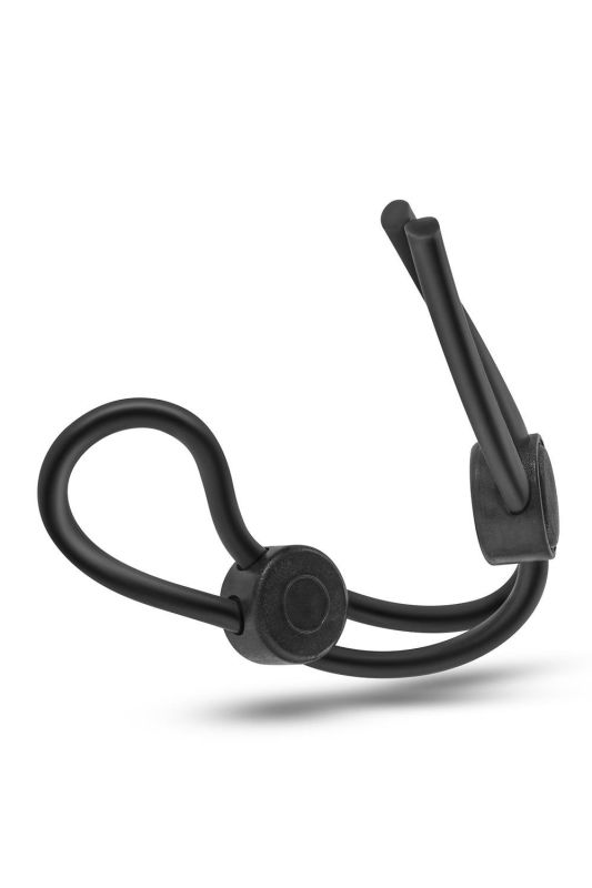 Силіконова петля-лассо Blush Stay Hard з подвійним еластичним кільцем та кулькою, чорна вид 6