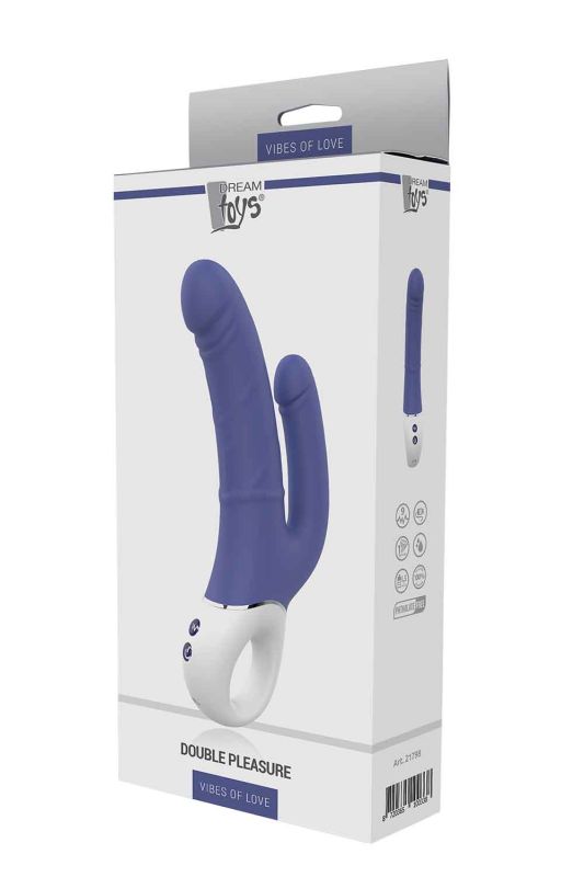 Подвійний вібратор Dream Toys VIBES of LOVE DOUBLE PLEASURE вид 3