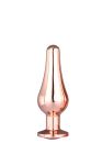 DT21826 анальна пробка конічної форми Dream Toys GLEAMING LOVE ROSE GOLD PLEASURE PLUG S вид 4