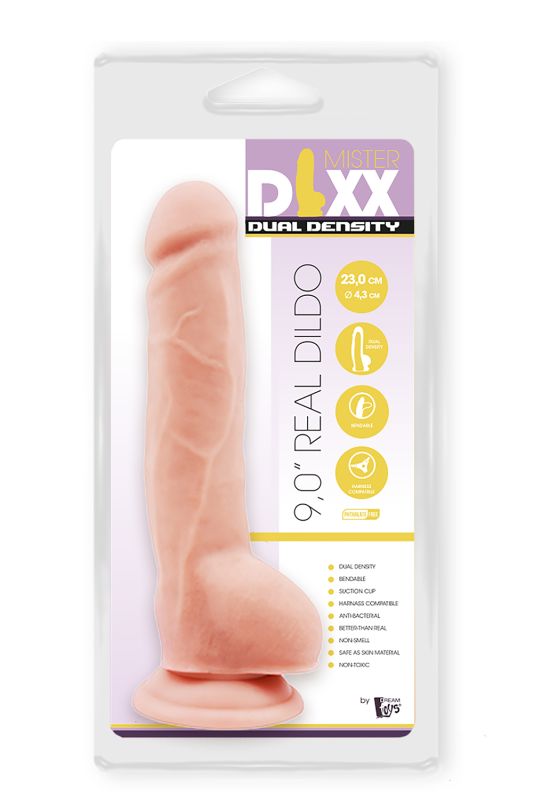 Фалоімітатор з подвійною щільністю Mr. DIXX 9INCH DUAL DENSITY DILDO вид 3