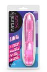 Вибратор гелевый Blush Naturally Yours Samba Pink вид 4