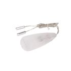 Міні-вібропулі CHISA Hi-Basic Mini Twins Bullets на провідному пультом, сріблясті вид 4