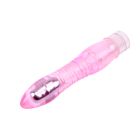 Вібратор прозорий Chisa Crystal Jellie на батарейках, рожевий вид 5