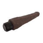 Вібратор з кібершкіри Chisa T-skin ReaL Flirtation на батарейках, коричневий вид 5