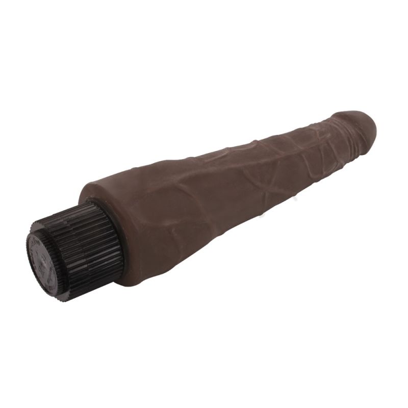 Вібратор з кібершкіри Chisa T-skin ReaL Flirtation на батарейках, коричневий вид 5