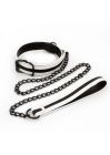 Нашийник з повідцем NS Novelties GLO Bondage Collar And Leash Green світяться в темряві вид 4