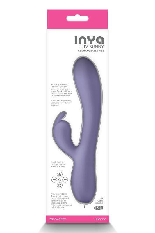 Вібратор кролик NS Novelties INYA LUV BUNNY PURPLE вид 2