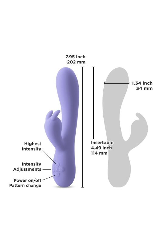 Вібратор кролик NS Novelties INYA LUV BUNNY PURPLE вид 4