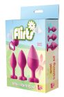 Набор анальных пробок Dream Toys FLIRTS PINK вид 3