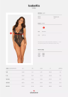 Боді Obsessive Isabellia body L/XL вид 8