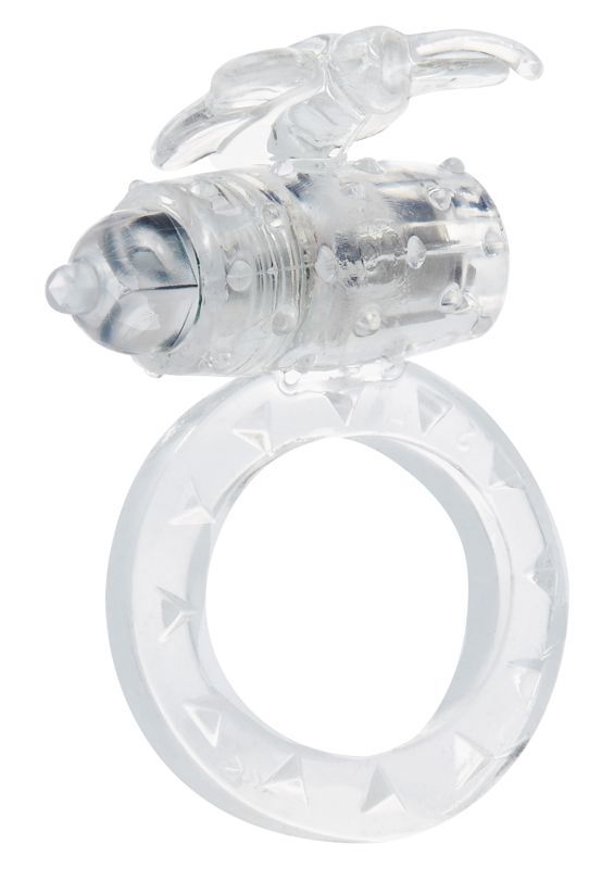 Эрекционное кольцо с вибрацией Flutter Ring Vibrating Transparant вид 2