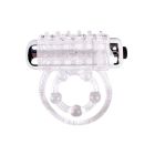 Кільце ерекційне подвійне, з вібрацією Chisa GK Power, прозоре вид 3