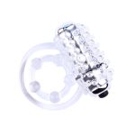 Кільце ерекційне подвійне, з вібрацією Chisa GK Power, прозоре вид 5