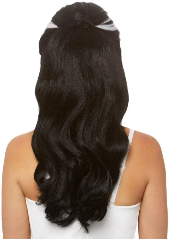 Парик Повелительницы тьмы Френки Leg Avenue Frankie Bouffant, черно-белый, 53 см вид 4