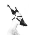 Маска Doberman MLA5 Candy Hero зі шкіри, ручна робота, чорна вид 6